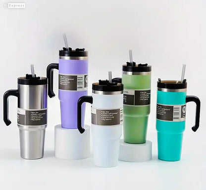 30oz Insulated Stainless Steel Travel Mug for Hot or Cold Drinks